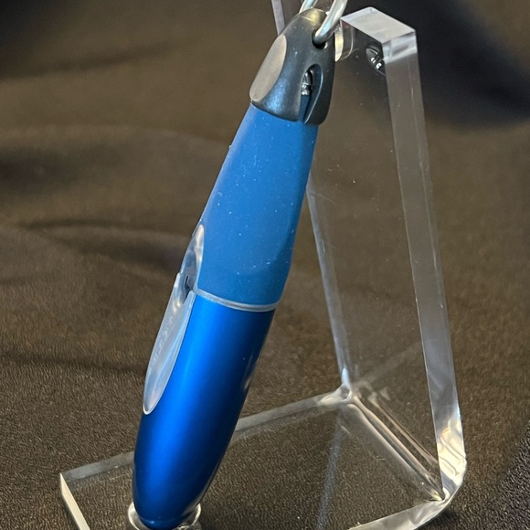 Cross Ion Blue Rollerball Keyring Pen – Pull Action Pocket Pen, 4” - Picture 2 of 7